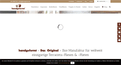 Desktop Screenshot of handgeformt.de